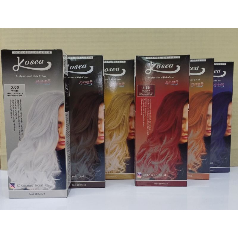 Kosea Professional Hair Color Cream / Pewarna Rambut Kosea - 200ml