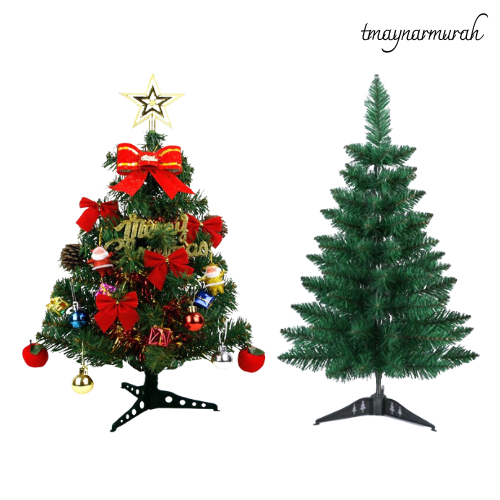 NEW ITEM⚡  POHON NATAL MINI 38cm /POHON NATAL KECIL / MINI / MEJA / MINIPOT MURAH PREMIUM / Pohon Na
