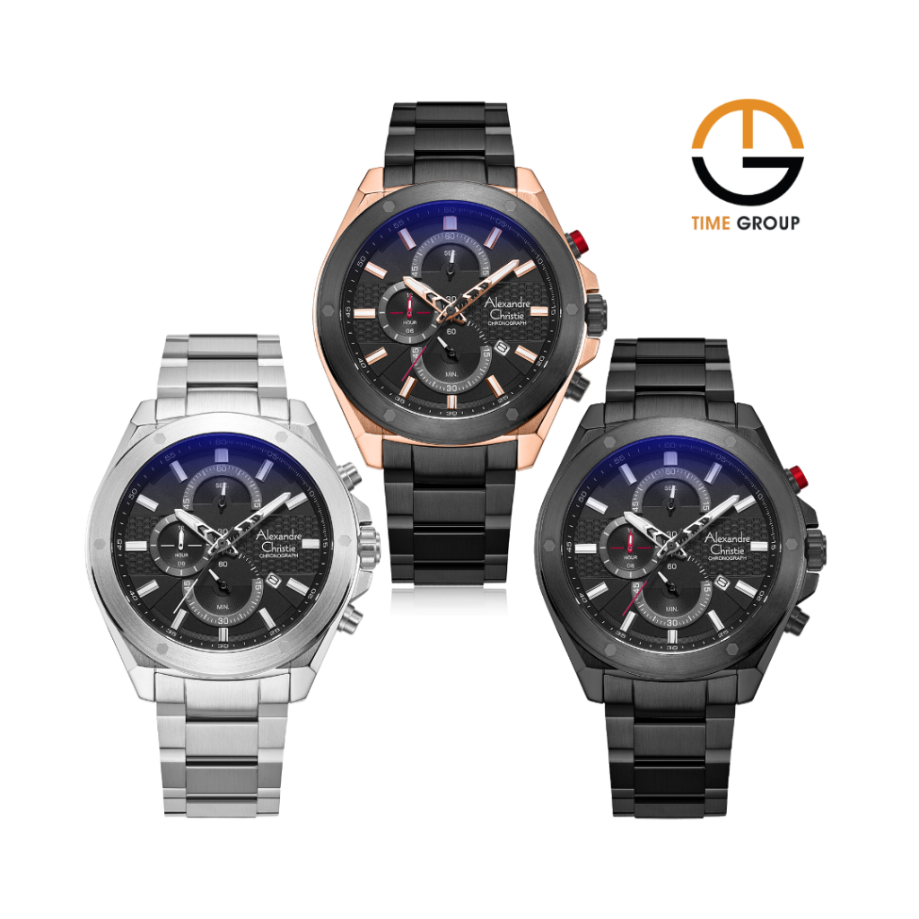 JAM TANGAN PRIA ALEXANDRE CHRISTIE AC6674 AC 6674 MC STAINLESS