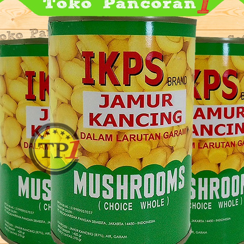 

[KODE PRODUK H88DA8552] Jamur Kancing Kaleng IKPS 425 Gram Whole Mushroom Dalam Kaleng