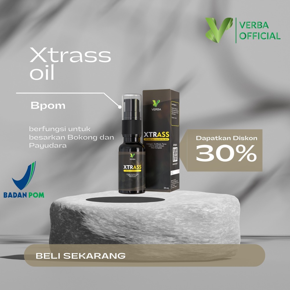 XTRASS oil pembesar bokong cepat permanen bpom pengencang bokong wanita yang kendur obat pembesar pa