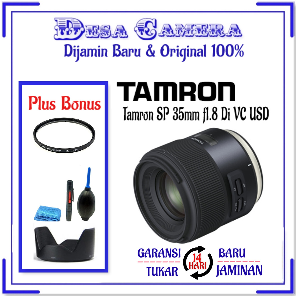 Tamron SP 35mm f1.8 Di VC USD For Canon Dslr & Nikon Dslr