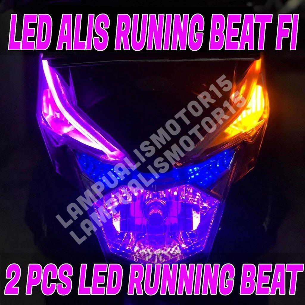 Promo SATU SET LAMPU LED ALIS RUNNING BEAT FI GRATIS DEMON EYES / LED ALIS SEIN RUNNING BEAT ESP BON