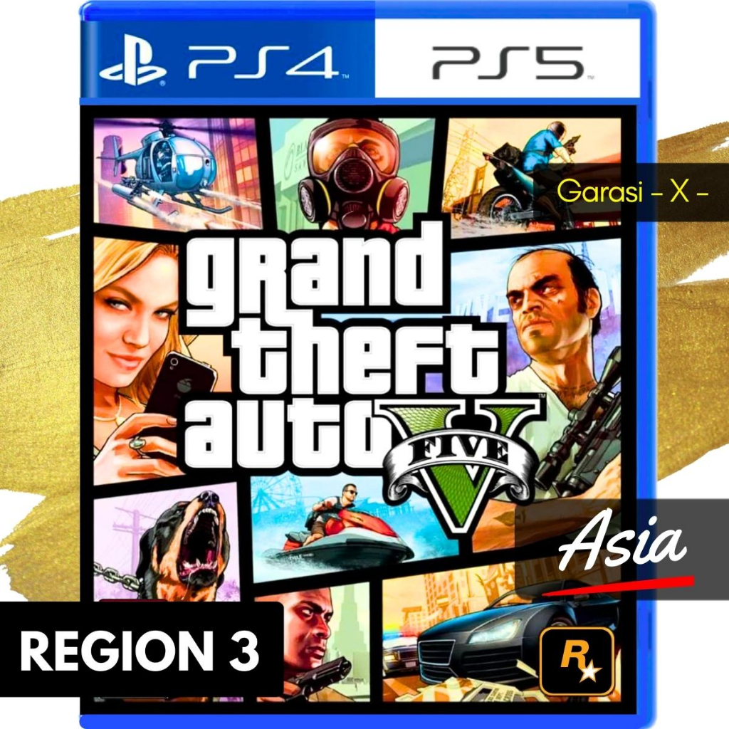⭐ - GRAND THEFT AUTO - V ⭐ PS4 PS5 | kaset bd game ps4 ps5 ps 4 5 gta red dead redemption rdr ghost 