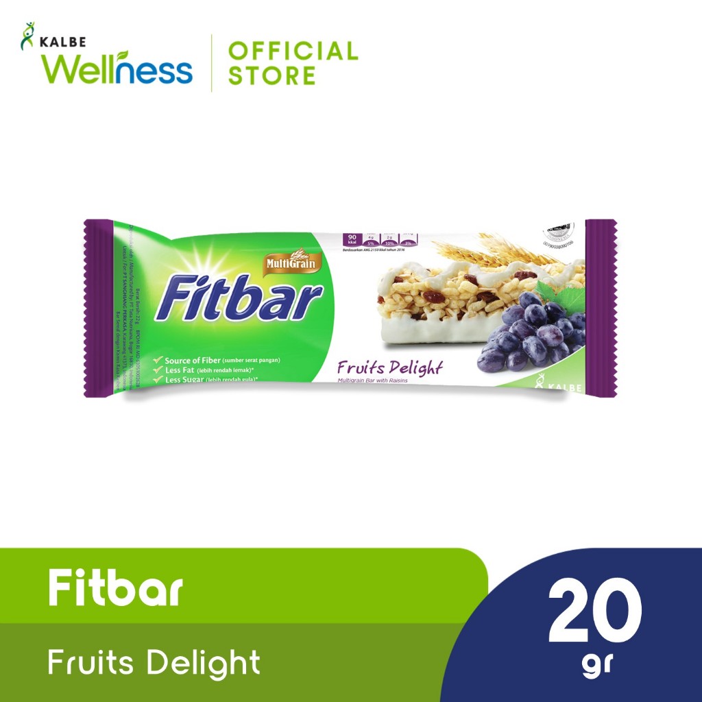 

Fitbar Multigrain Fruits Delight 20gr