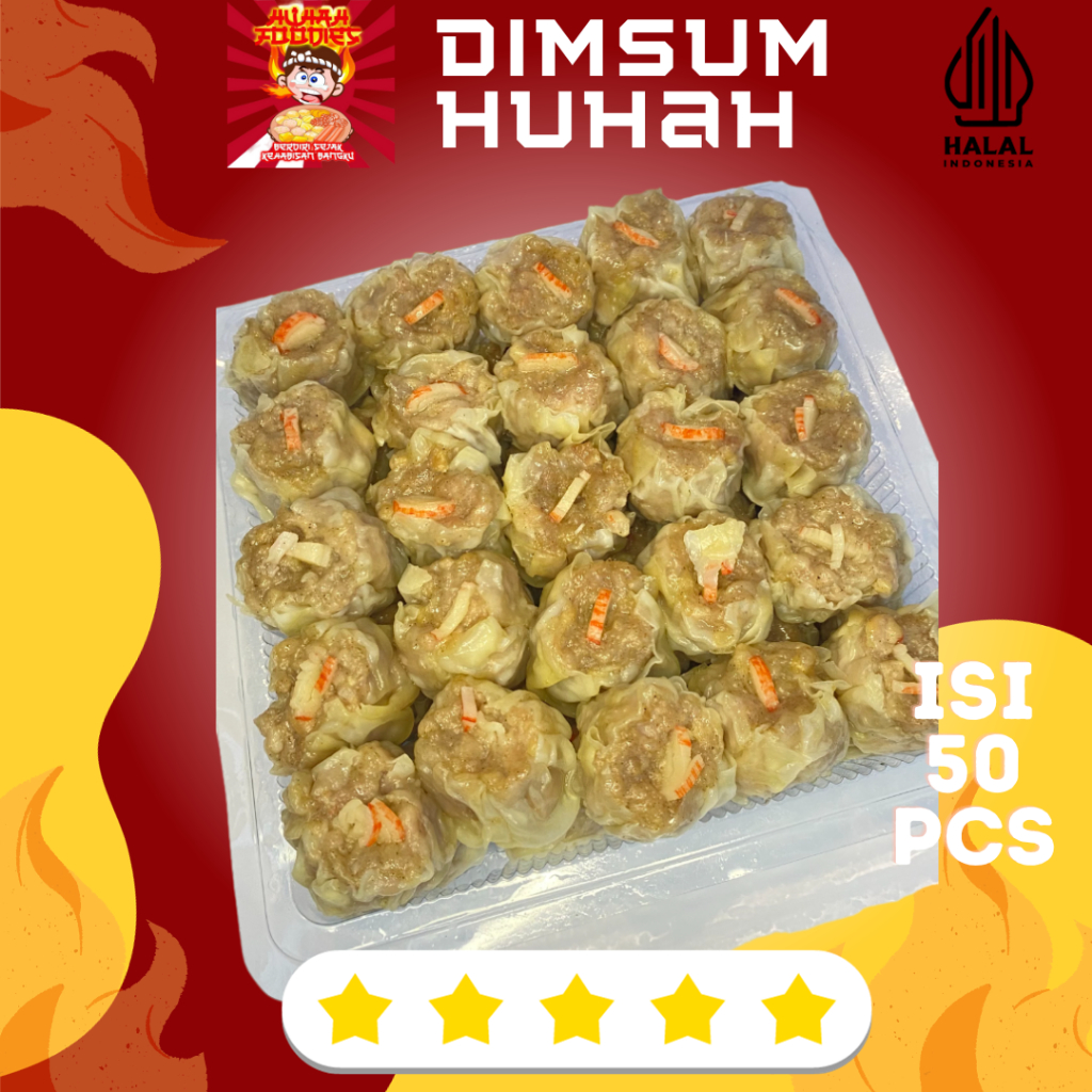 

Dimsum Premium Crabstick isi 50 Pcs | Dimsum Murah Frozen Food