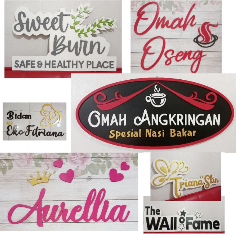 custom huruf kayu timbul tinggi 20cm / huruf timbul / nama kayu / huruf kayu custom/ huruf kayu deko