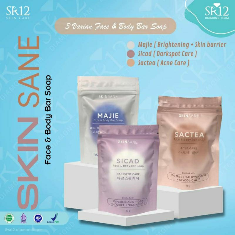 

Face & Body Bar Soap SR12 All Varian
