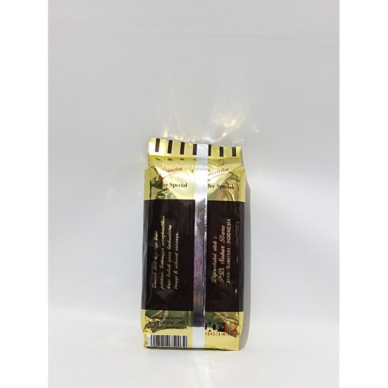 

Kopi Paman Paling Mantap 250gram Kopi Jambi Robusta Bubuk Hitam