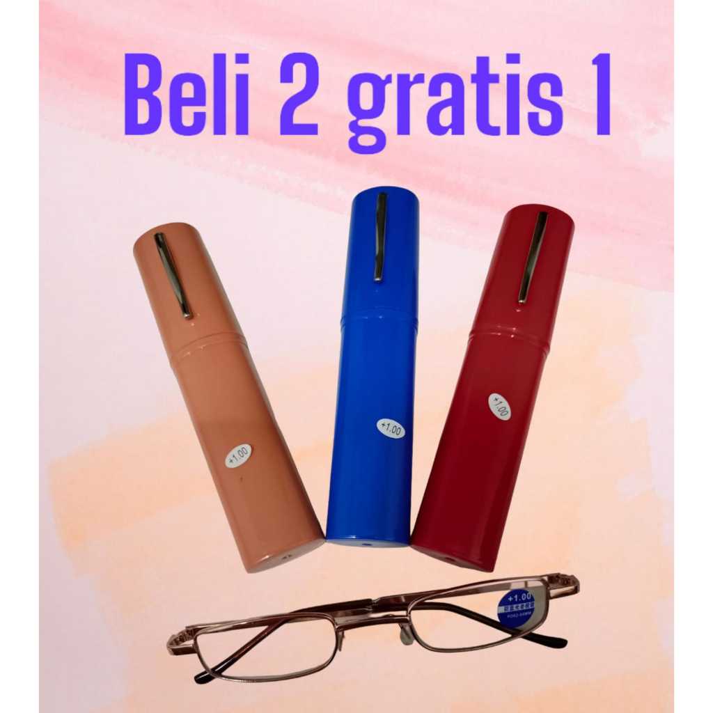 KACAMATA BACA PLUS PRIA DAN WANITA MODEL PULPEN BELI 2 DAPAT 3