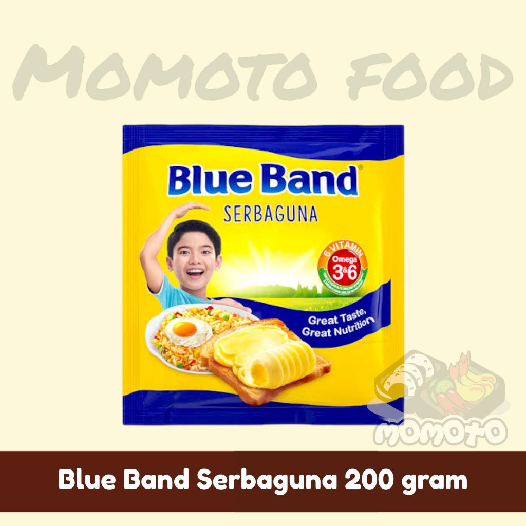 

Blue Band Margarine Serbaguna 200 gram Blueband Mentega