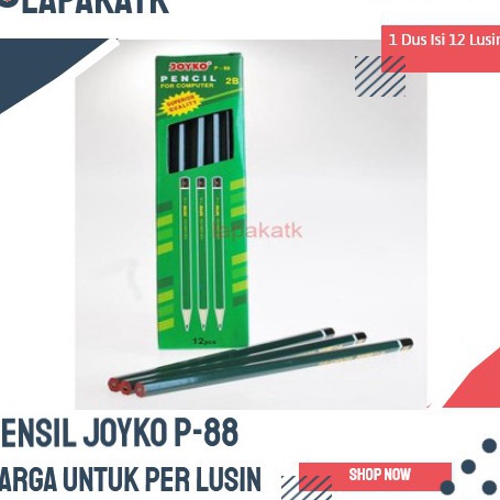 

Bestseller PROMO P88 Pensil 2b Joyko P-88 (PER LUSIN)