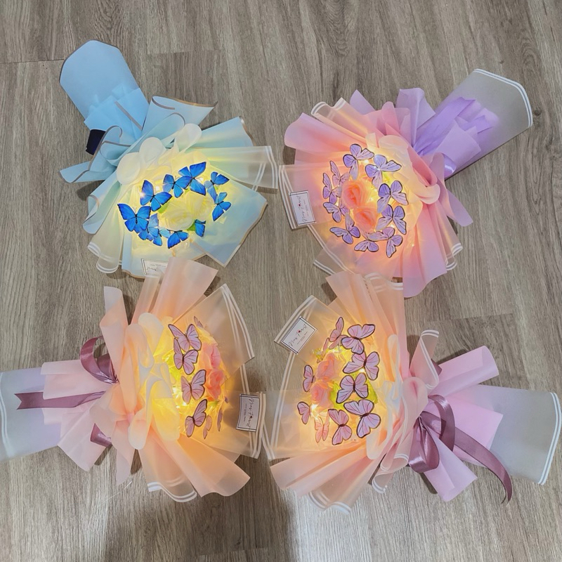 bouquet kupu-kupu LED