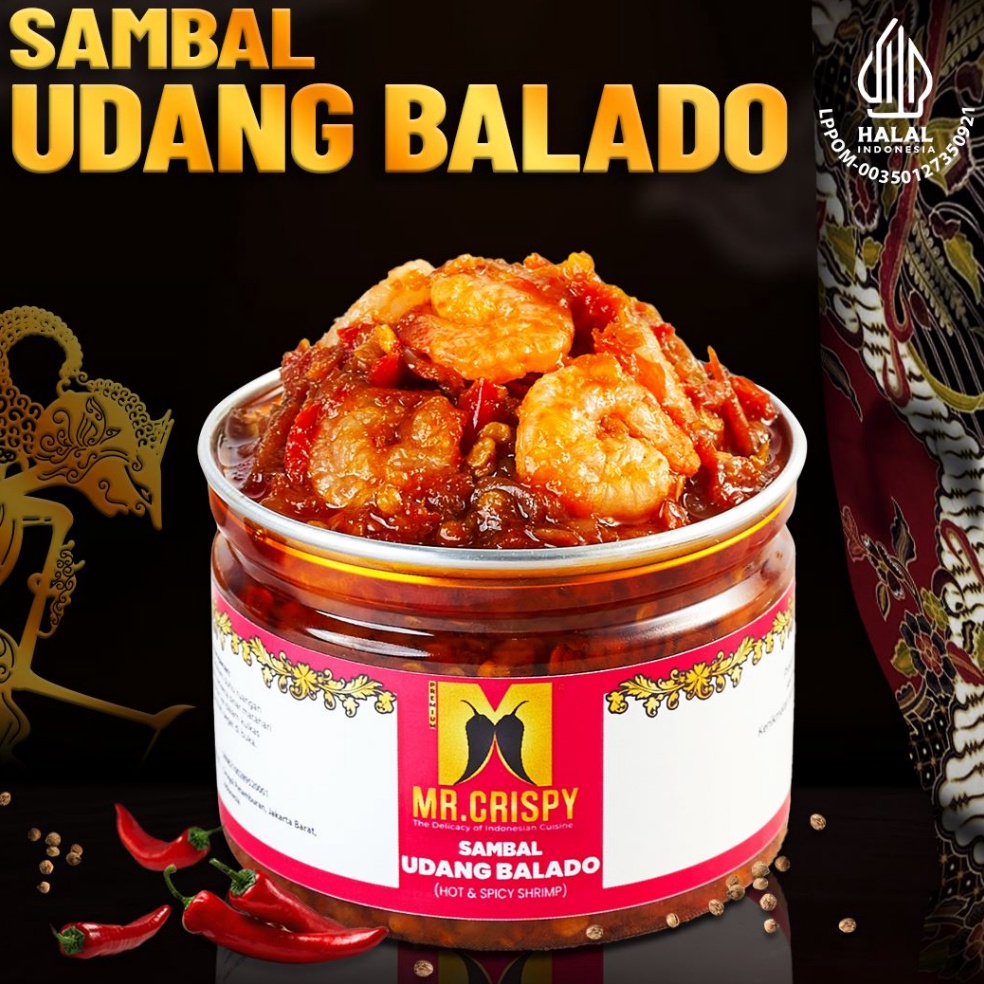 

B@u Sambal Udang Balado/ Sambel Mr.Crispy For sale