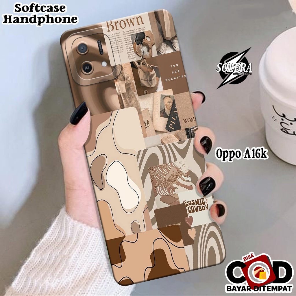 Case Oppo A16K Softcase Oppo A16K Terbaru Silikon Pro Camera Fashion Case Aesthetic Cover Hp Kesing 