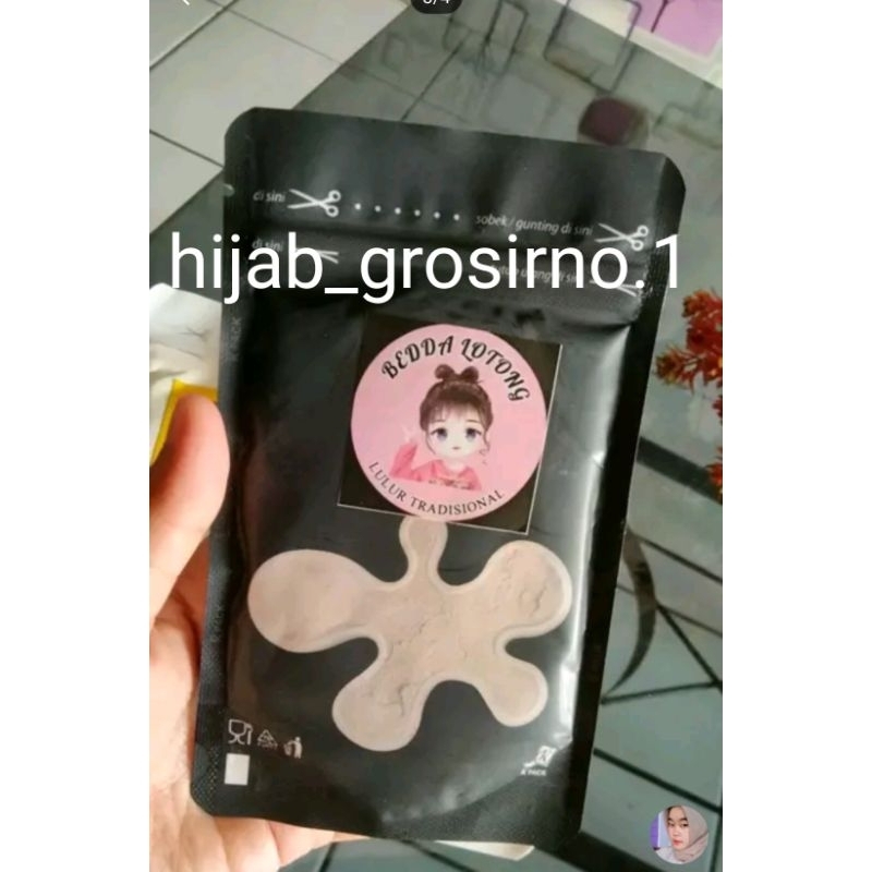 BEDAK LOTONG BUBUK/LULUR BEDDA LOTONG / BEDAK LOTONG / LULUR VIRAL / lulur organik