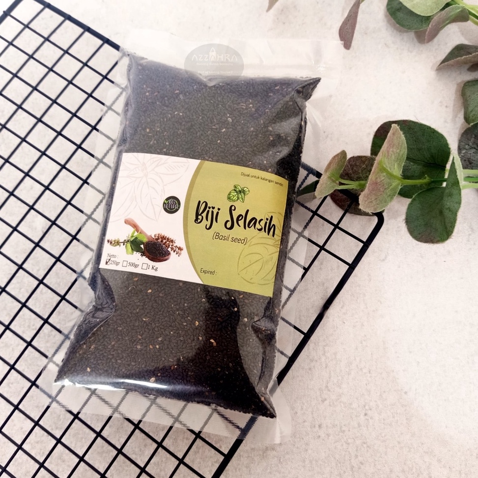 

[♤K94>] Biji Selasih Basil Seed 250 gr / Basil Seed Rempah JSR / Biji Selasih Premium Quality [140]
