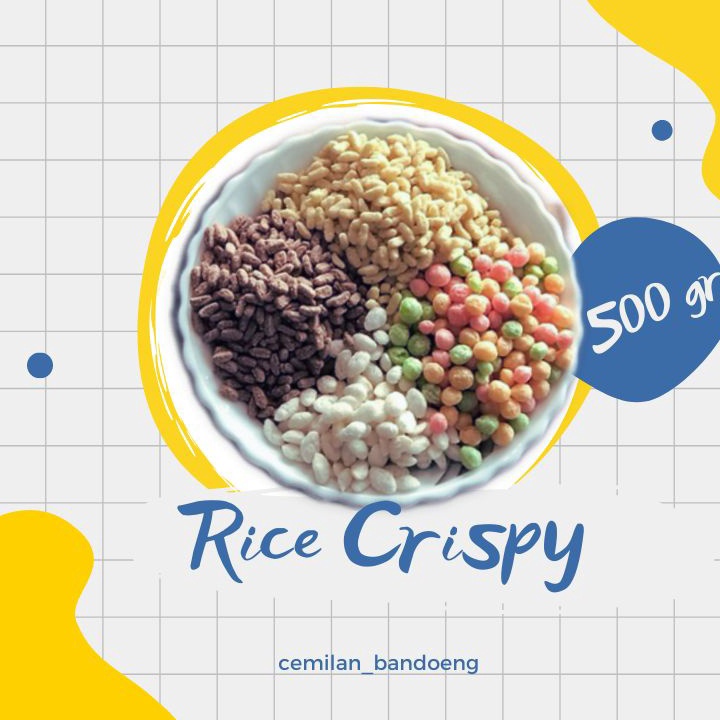 

Big Sale Aneka Rice Crispy kemasan 500gr Terbatas