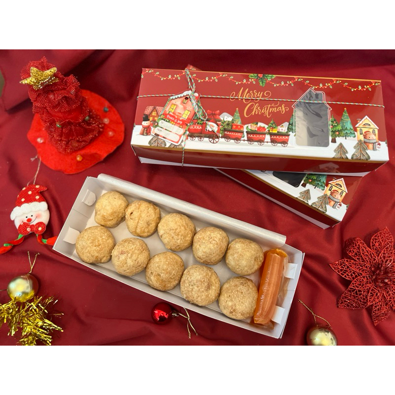 

Holly Jolly Package / Hampers Natal / bakso goreng /Christmas Hampers / hampers xmas / kado natal 2023