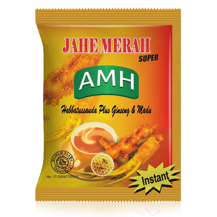 

Terkini ☘️MUMTAAZZTORE☘️ JAHE MERAH AMH ISI 10 SACHET ←✻