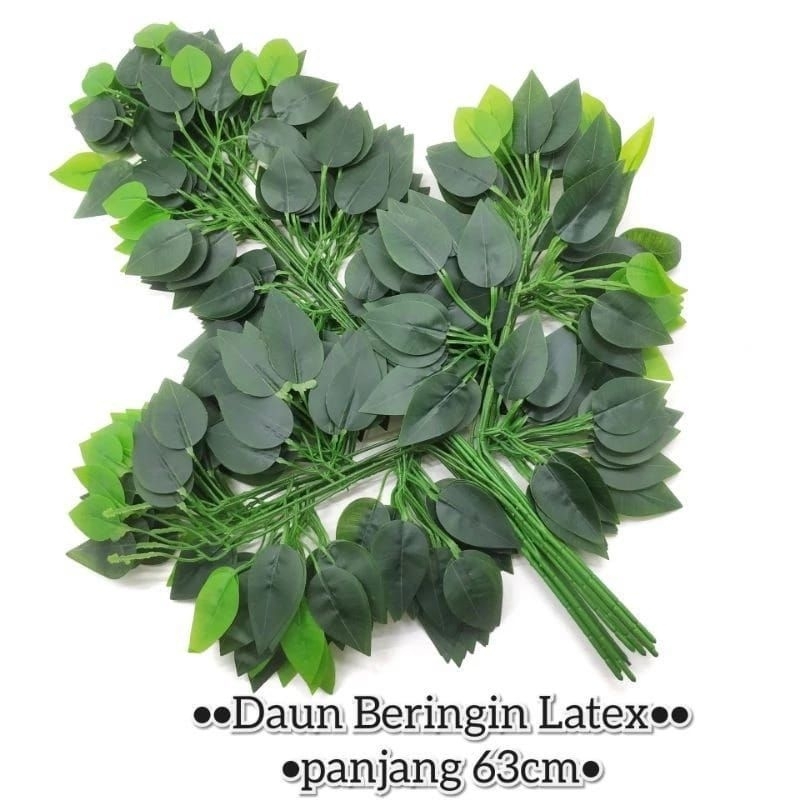 daun beringin plastik 1 lusin