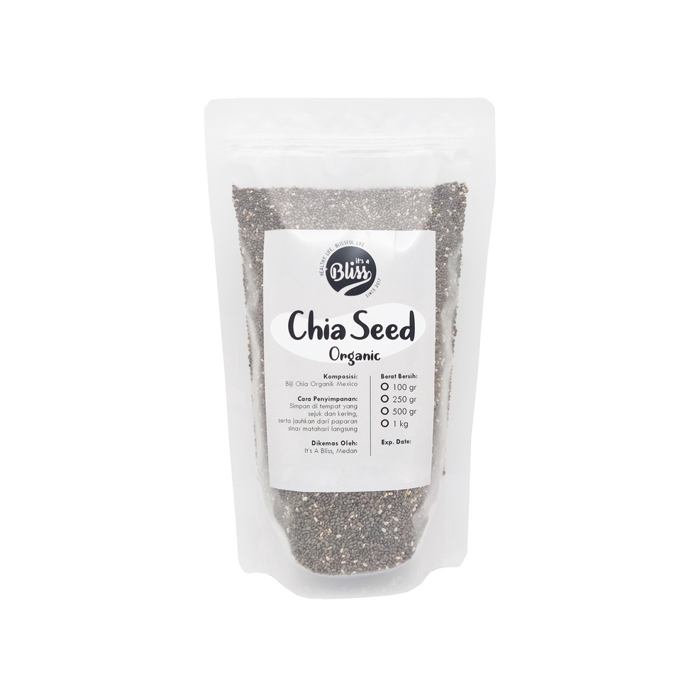 

[✺D87>] Organic Chia Seed (250 gr) / Mexico Black Chia Seed [252]