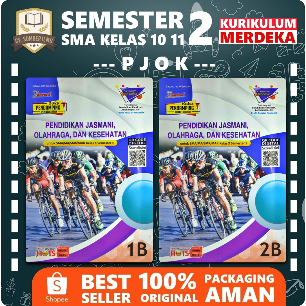 LKS PJOK PENJAS PENDIDIKAN JASMANI DAN OLAHRAGA SMA KELAS 10 11 SEMESTER 2 KURIKULUM MERDEKA | Zamru