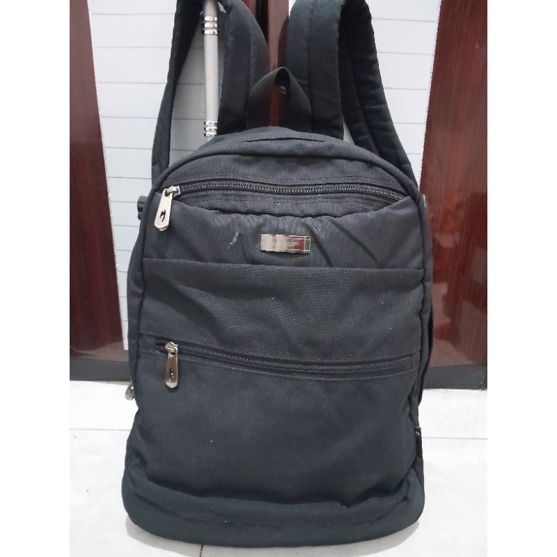 Ransel LECAF branded original embos lengkap tag monza bag tas preloved