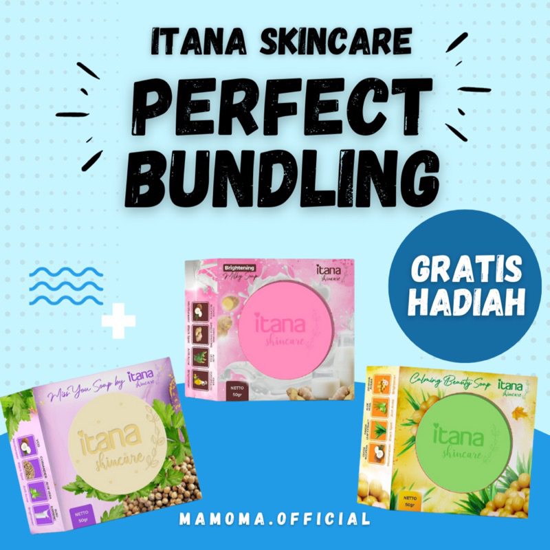 READY  100% Ori Paket Bundling Isi 3 Sabun Viral Itana Skincare • Miss You Soap • Sabun Ketumbar • C