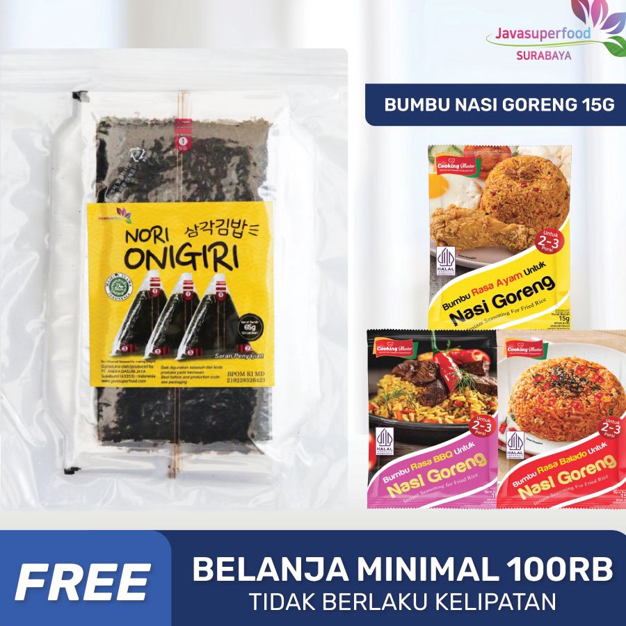 

[KODE BC8E8] NORI ONIGIRI | Nori Wrapper Khusus Bungkus Nori Triangle / Sushi Nori (ISI 10,20,50 Lembar)