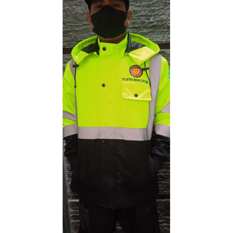 jaket safety pt indah lestari/jakettambang