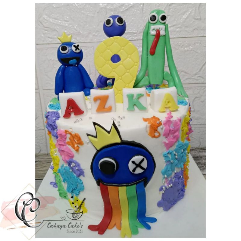 

Rainbow Friend Cake / Kue Ulang Tahun Custom Rainbow Friend