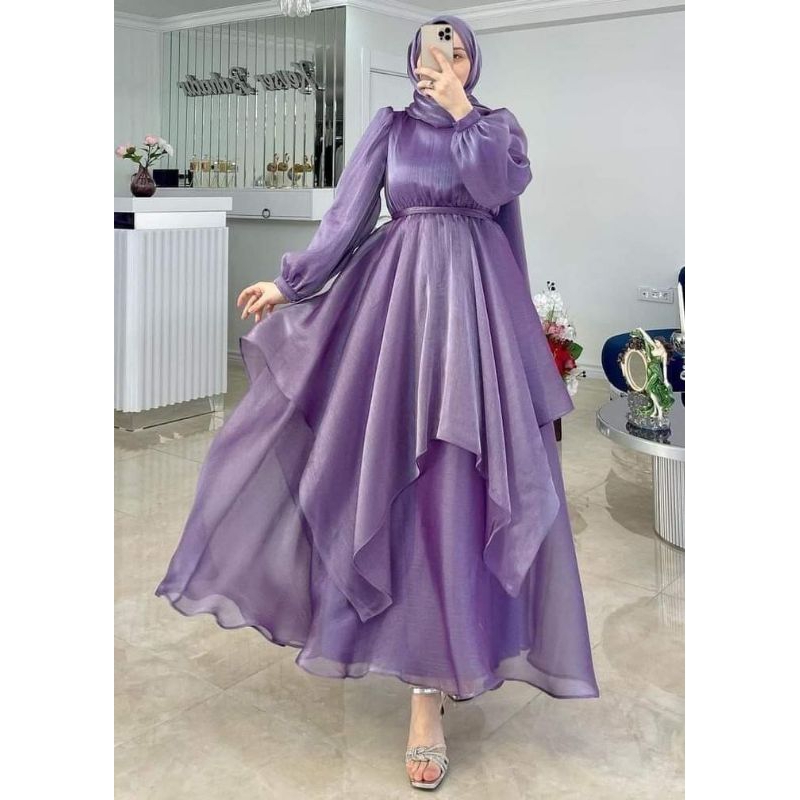TERBARU DRESS FULL ORGANZA