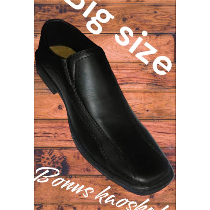 Terkini sepatu kerja pria sepatu pantofel pria ukuran jumbo 44 45 46 47.