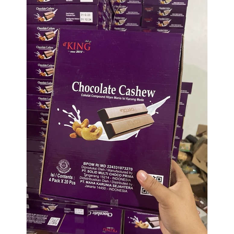 

T3rbat44s musdalifah coklat cashew isi 80 batang Elewen