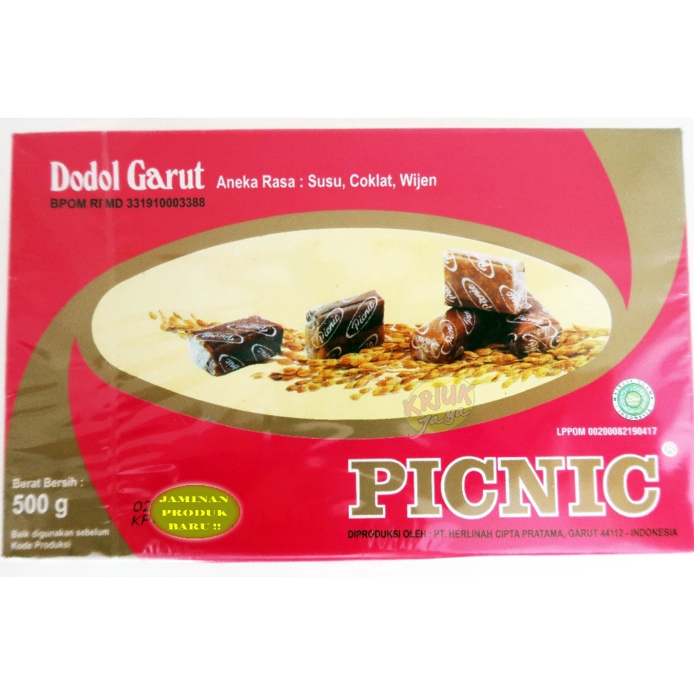 

[KODE PRODUK TBIQS6495] DODOL GARUT PICNIC ORIGINAL SPESIAL QUALITY 500 Gram