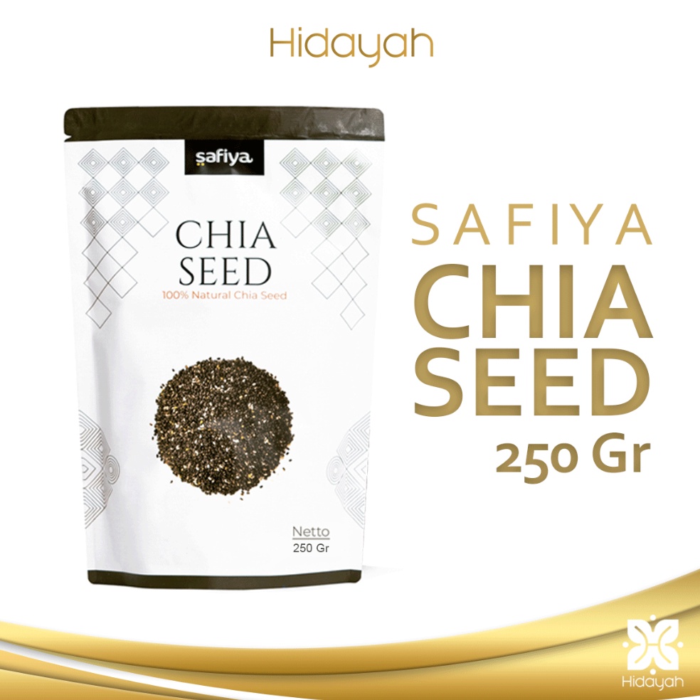 

Mur@h Bang3t Organic Black Chia Seed 250 gram | Biji Chia Hitam Premium Original SAFIYA HERBAL Must Get it