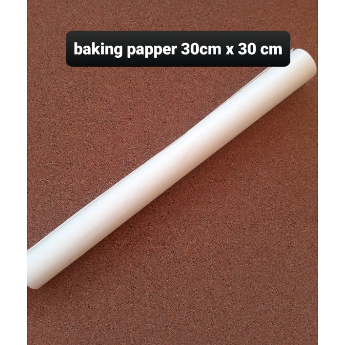 

Murah baking papper 10 lembar (30cm x 40cm) 10 kali pakai anti lengket Laris