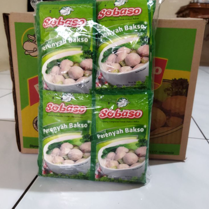 

Terbaru Tepung Perenyah Bakso Sobaso 20gr (1 Dus isi 120 pcs) Dijual Murah