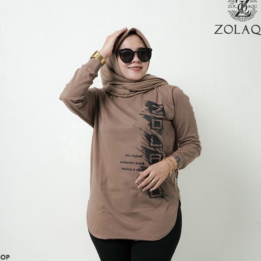 Ready Stock Kaos Zolaqu Terop Lengan Tangan Panjang  Kaos Zolaqu Oval  Kaos Zolaqu Semi Tunik  Atasa