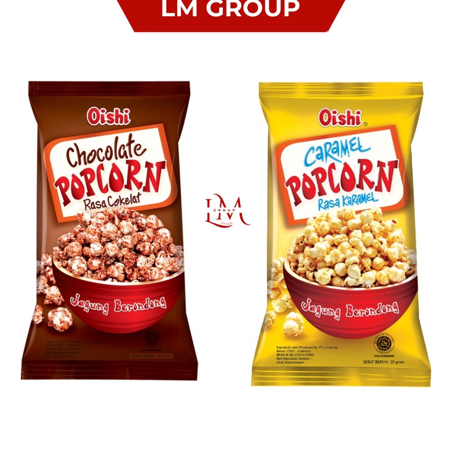

Diskon Promo Popcorn Caramel/Cokelat/Keju Oishi 1 Renceng Isi 10 pcs @20gr Buruan Beli