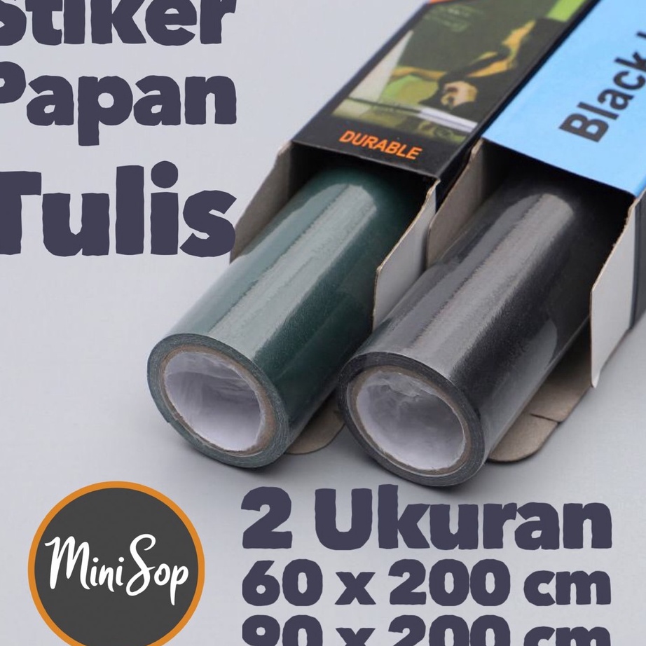 

Spesial Stiker Papan tulis Whiteboard Blackboard Spidol Kapur hitam putih hijau 60 x 200 , 90 x 200 tempel ⇣