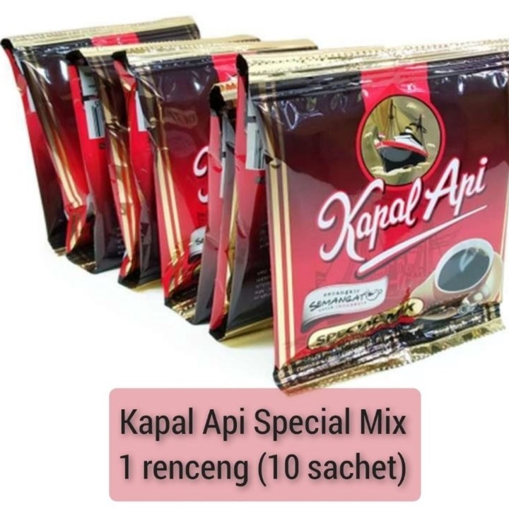 

Hot Sale Kapal Api Special Mix 1 Renteng (10 sachet) Terupdate