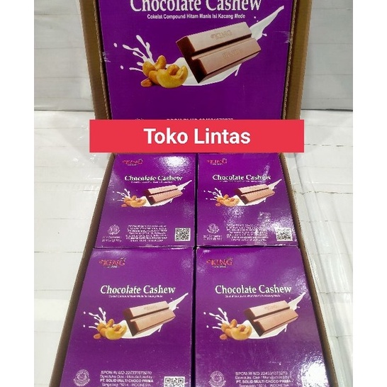 

[KODE 0SBVD] Cokelatpound Hitam Manis isi Kacang Mede Chocolate Cashew Dus
