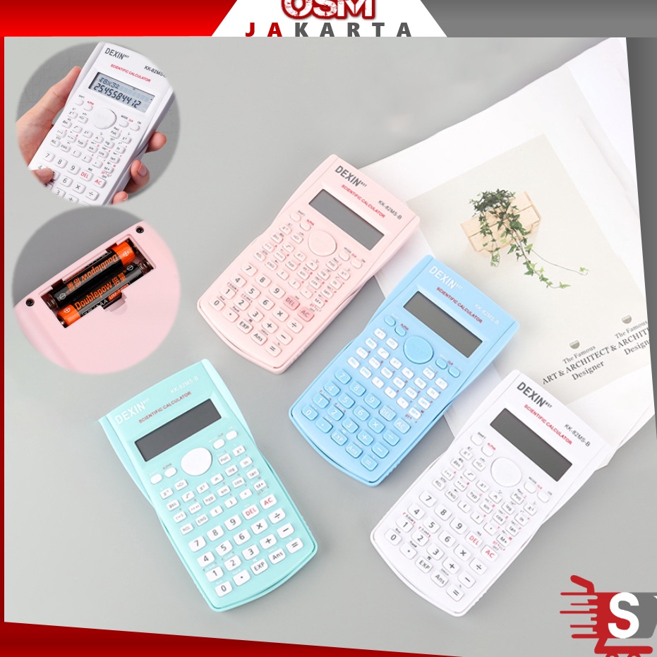 

[KODE DCNIL] OSM JKT S5977 Kalkulator Sekolah / Kalkulator Scientific / Kalkulator Ilmiah 240 Fungsi / Kalkulator Sains / Kalkulator SinCosTan
