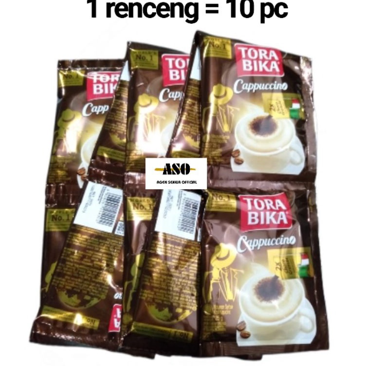 

Laris Kopi Torabika CAPPUCINO + granule 25gr RENCENG ( ISI 10) Ready Stock