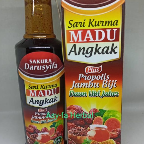 

Grosir Sari Kurma Angkak Darusyifa Jaminan Asli / Herbal DBD Trombosit / Herbal Anemia Terkini