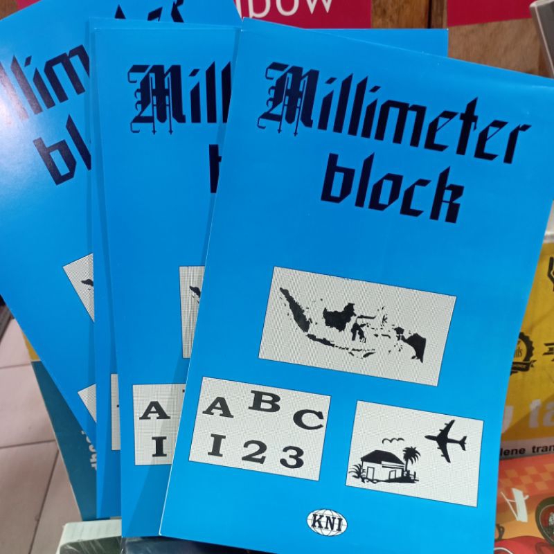 

KNI MILLIMETER BLOCK FOLIO isi 11 lembar / pcs