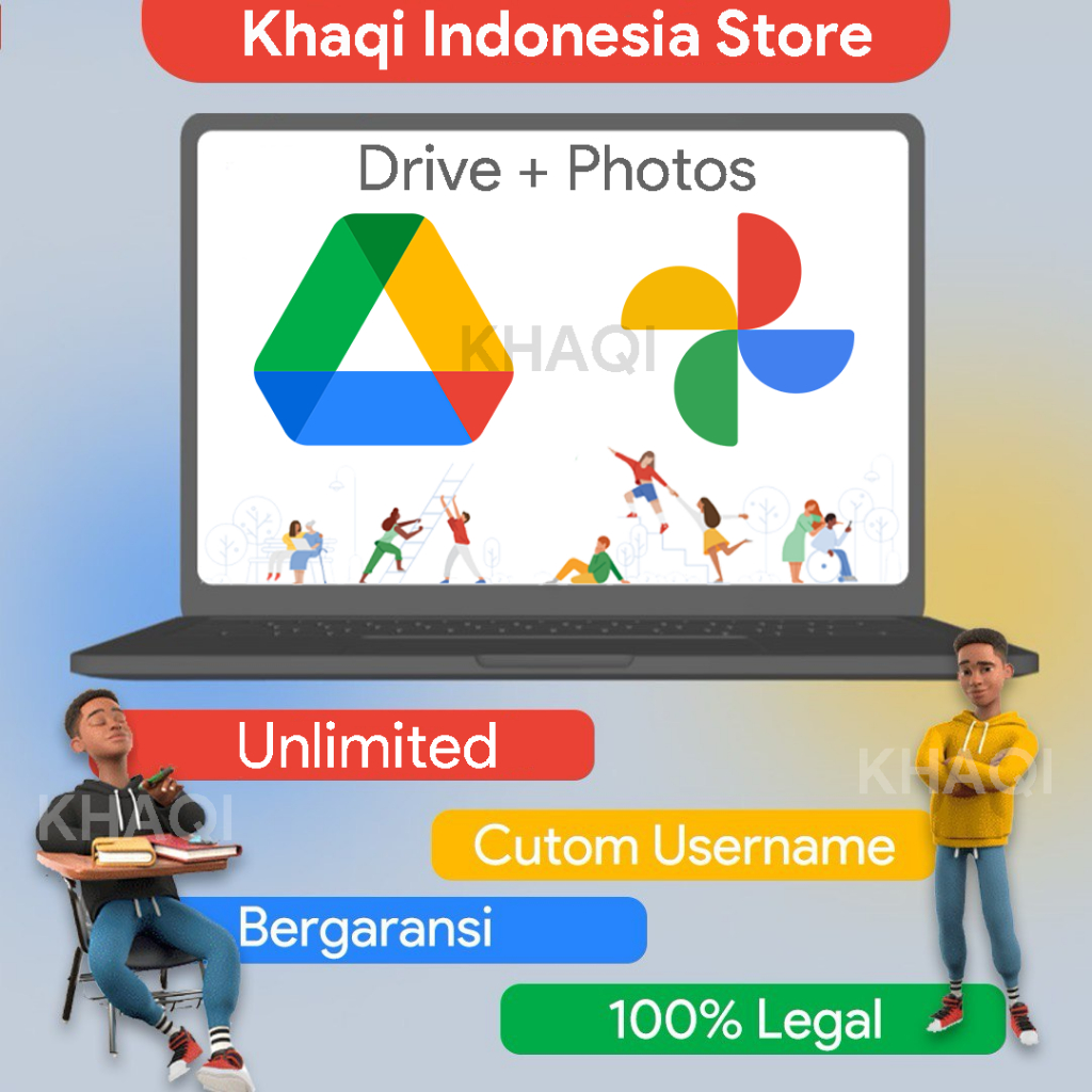 [BUNDLE EKSKLUSIF] Google Drive & Google Photos Unlimited Storage Lifetime + Garansi