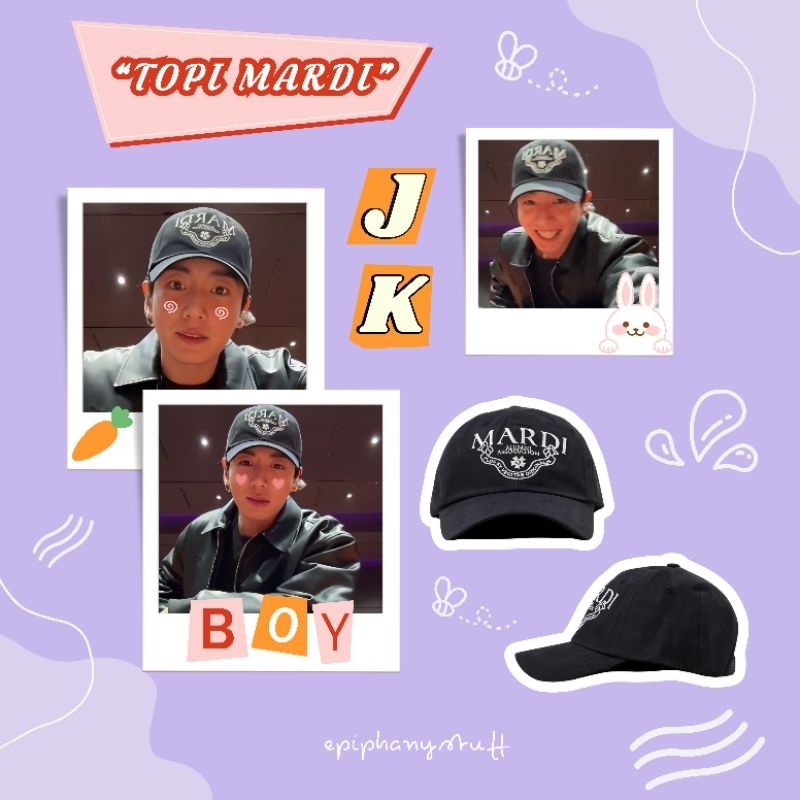 (Bayar Kedua) TOPI MARDI JUNGKOOK LIVE